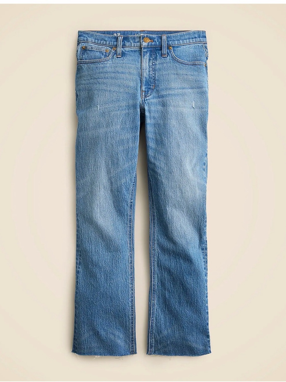 J. Crew Light Blue Demi Boot Crop Jeans
